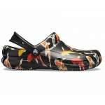 CROCS Bistro Graphic Clog Black-Tangerine