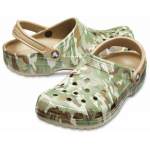 CROCS Classic Graphic II Clog Dark Camo Green-Khaki