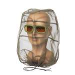 Накомарник GARDGIFT с очками (металл, светло-коричневые линзы)