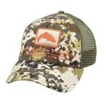 Simms Trout Icon Trucker, River Camo