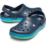 CROCS Crocband Wavy Band Clog Navy-Multi