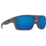 Costa Bloke, Blue Mirror 580P, Matte Gray+Matte Black Frame