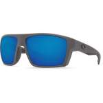 Costa Bloke, Blue Mirror 580P, Matte Gray+Matte Black Frame