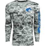 Costa TECHNICAL MOSSY OAK ELEMENTS LS SHIRT, Camo Gray