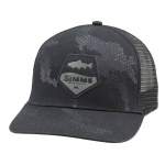 Simms Trout Patch Trucker, Hex Camo Carbon