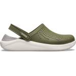 CROCS LiteRide Colorblock Clog Army Green-White New