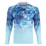 FHM Mark Hoodie V2, Принт голубой-Мятный