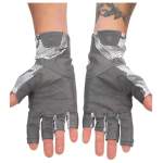 Simms Solarflex Guide Glove, Hex Flo Camo Steel