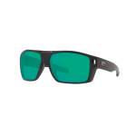 Costa Diego, Green Mirror 580P, Matte Black Frame