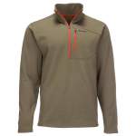 Simms Thermal 1-4 Zip Top, Dark Stone
