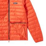 Patagonia M's Down Sweater Hoody, Hot Ember