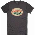 Simms Trout Wander T-Shirt, Charcoal Heather