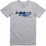 Simms Striper Bay Fill T-Shirt, Grey Heather