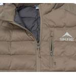 SKRE PTARMIGAN 850 ULTRA DOWN HOODIE, Earth Brown