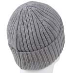 SKRE CUFFED FLEECE BEANIE, серый