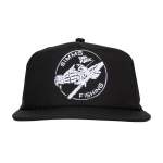 Simms Unstructured Flat Brim Cap, Black