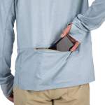 Simms SolarFlex Guide Cooling Hoody, Steel Blue