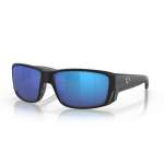 Costa Tuna Alley Pro Blue Mirror 580G, Matte Black