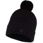 Buff Knitted & Fleece Band Hat, Vaed Black