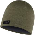 Buff Knitted & Fleece Band Hat, Solid Camouflage
