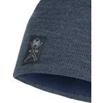 Buff Knitted & Fleece Band Hat, Solid Navy