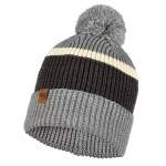 Buff Knitted Hat, Elon Ash