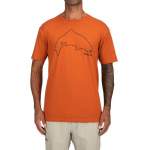 Simms Trout Outline T-Shirt, Adobe Heather