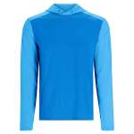 Simms SolarFlex Hoody, Bright Blue-Seaport
