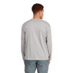 Simms Logo LS Shirt, Grey Heather