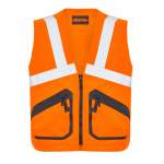 Жилет сигнальный Pike с молнией V3, оранжевый