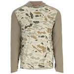 Simms Bugstopper Solarflex Hoody, Ghost Camo Stone-Stone