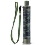 Membrane Solutions WATER FILTER STRAW BLUE 1PK W CARRYING CASE 428909, Camo