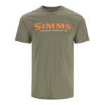 Simms Logo T-Shirt, Military Heather