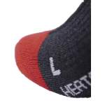 LENZ HEAT SOCK 5.1 TOE CAP REGULAR FIT ANTHRACITE, Red