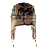 Шапка-ушанка Беркаль Овчина, камуфляж