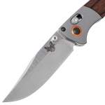 Benchmade Mini Crooked River Wood, клинок P 8,6 см