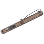 Benchmade Phaeton Aluminum Dark Earth, клинок чёрн. P 8,76 см