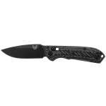 Benchmade Mini Freek G10 Gray, клинок чёрн. P 7,62 см