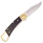 Buck 112 Auto Wood Ebony/Brass, клинок P 7,6 см