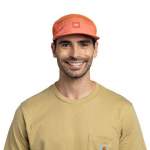 Buff 5 Panel Air Cap, Saret Poppy Red