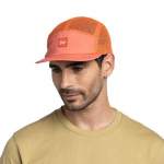 Buff 5 Panel Air Cap, Saret Poppy Red