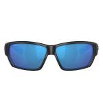 Costa Tuna Alley Blue Mirror 580G, Matte Black