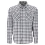 Simms Brackett LS Shirt, Sterling Plaid