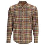 Simms BugStopper LS Shirt, Simms Chestnut Multi Plaid