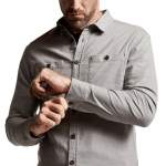 Sitka Ambary LS Shirt, Woodsmoke Heather