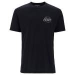 Simms Circle Lockup T-Shirt, Black