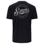 Simms Circle Lockup T-Shirt, Black