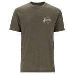 Simms Circle Lockup T-Shirt, Military Heather