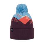 Buff Knitted Hat, Tatik Burgundy