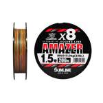 Sunline SM Amazer×8 200m #1.5 PE, Multicolor 